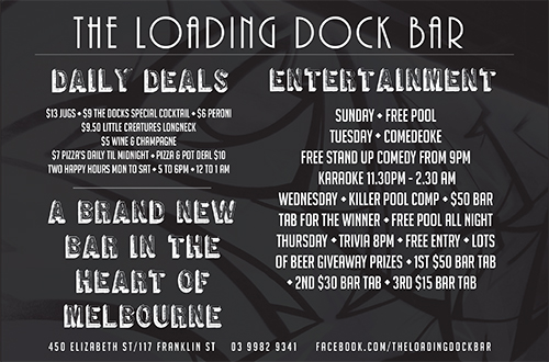 Loading Dock Bar Daily Deals