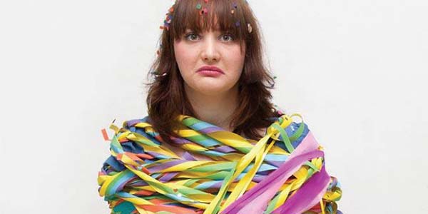 Perth Comedy Lazy Susan's Laura Davis woman tied up
