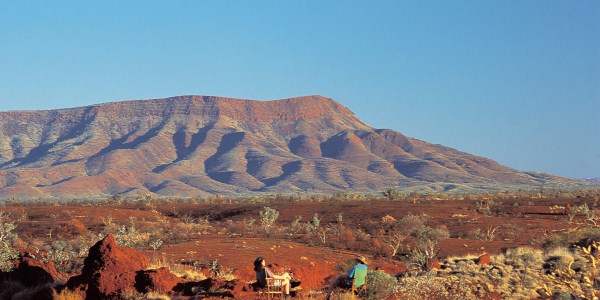 Mountain and blue sky in the Pilbara The Pilbara North West Australia