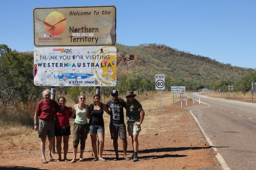 Northern Territory border Backpacker Adventure Tours Northern Territory