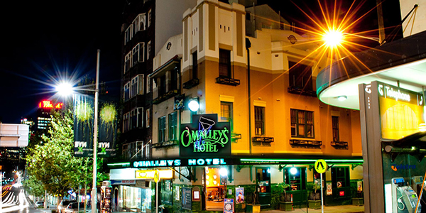 British backpacker pubs Sydney