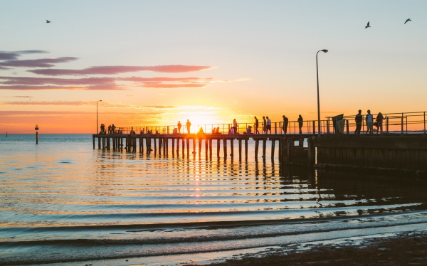 St Kilda Pier in Melbourne, VIC