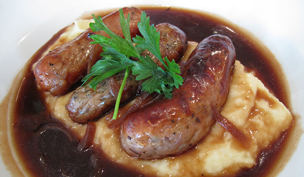 sydney's best sausage and mash