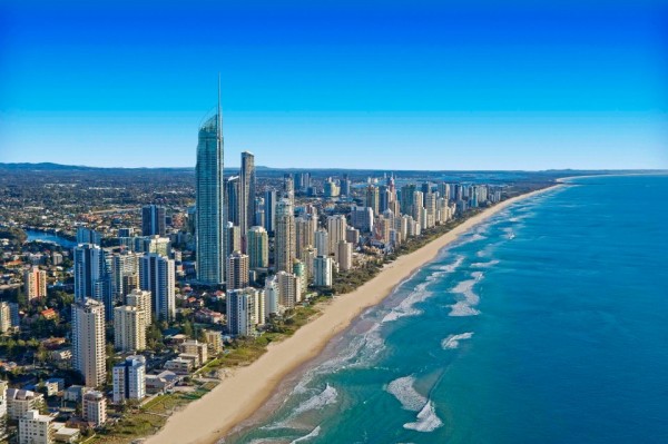 Great beaches along the Gold Coast