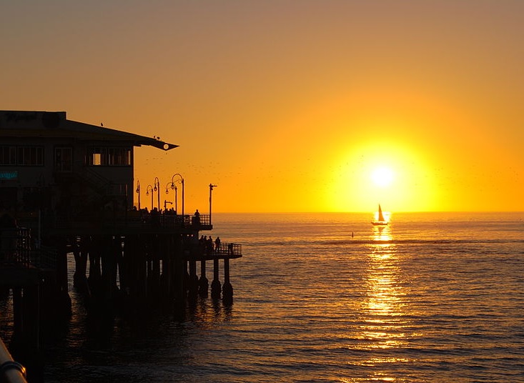 A picturesque Californian sunset