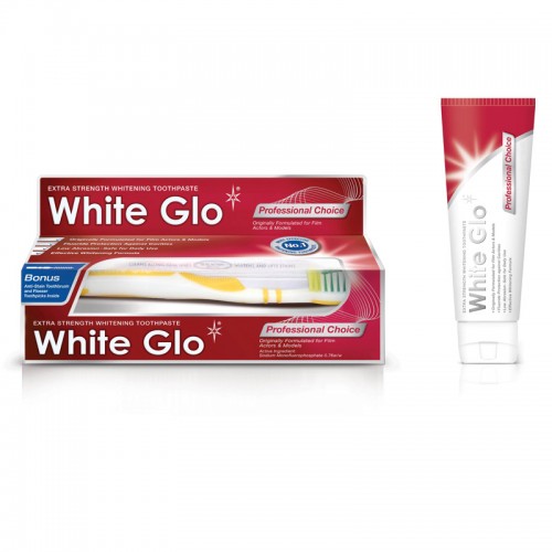 white glo professional choice toothpaste with brush white glo professional choice toothpaste review