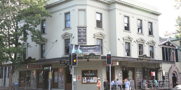 porterhouse exterior taste of ireland in Sydney