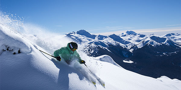 Chris Winter on Whistler Mountain.