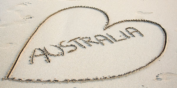 australia day events sand writing