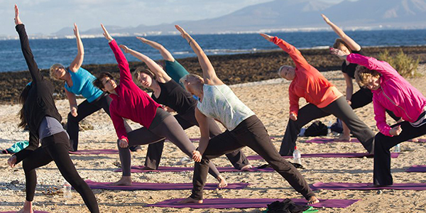 beach yoga azul Azul Fit