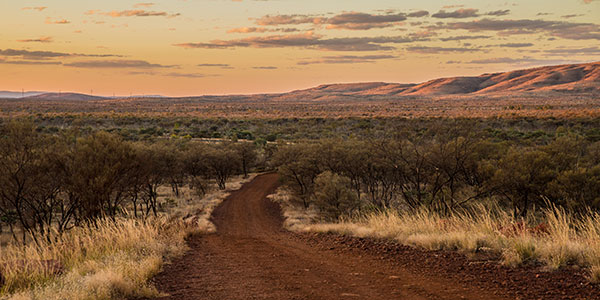Western-Australia-Karijini-National-Park-Road-from-Tom-Price-credit-Greg-Snell western australia by Campervan