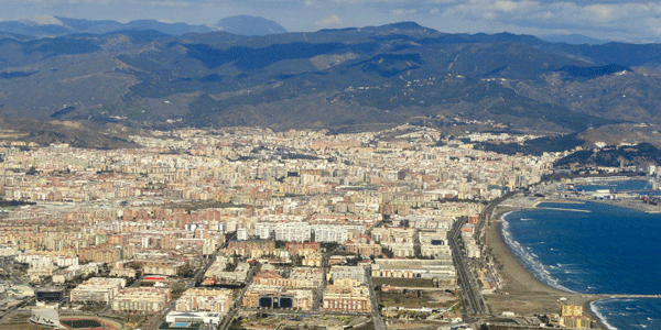 Malaga_Luftaufnahme Malaga Spain