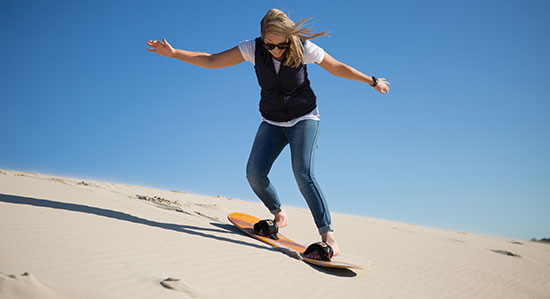 kangaroo-island-sand-boarding activities on kangaroo island