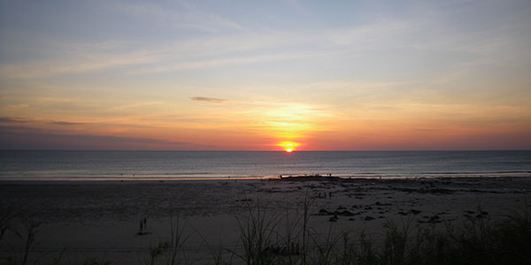 beach sunset in western australia