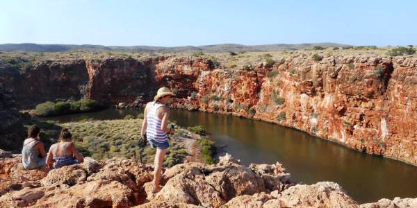 Outback Camp Tours - Gorge Looking out on the Gorge