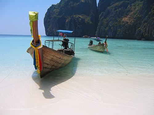 long-tail boat in thailand