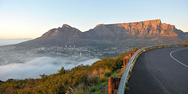 view over cape town