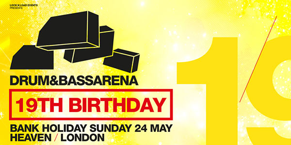 drum&bassarena-19 drum&bassarena 19th birthday party line-up
