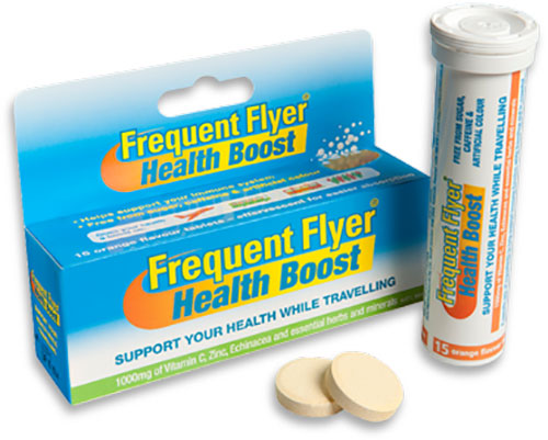 health boost tablets for long haul flights