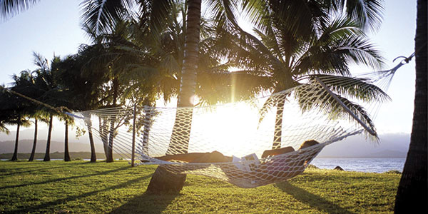 United-Port-Douglas-hammock woman sleeping on hammock in port douglas