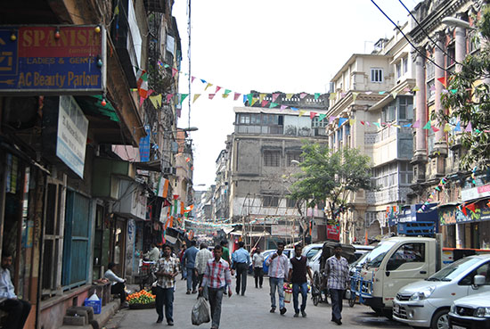 streets of kolkata india