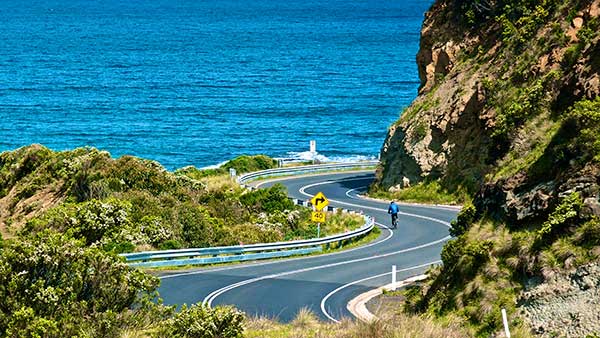 cycling the great ocean road