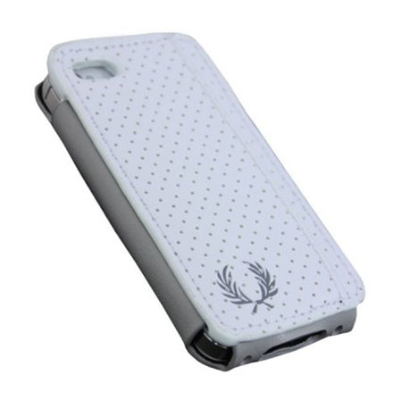 fred perry smartphone case in white