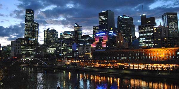 melbourne night time
