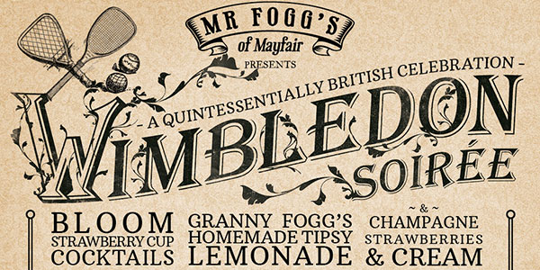 mr fogg's wimbledon 2015 event