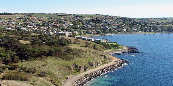 victor-harbor-by-Ian-W.-Fieggen view of victor harbour south australia