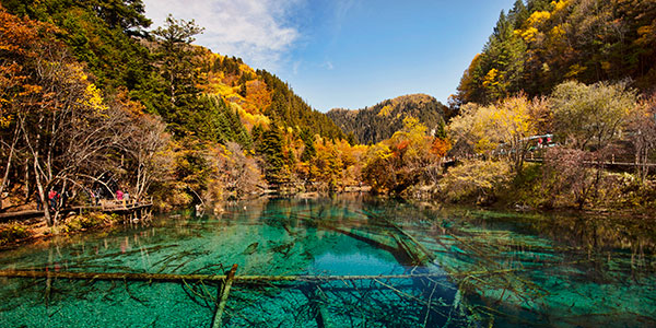 jiuzhaigou valley china