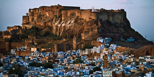 view of the city and fort of Jodhpur