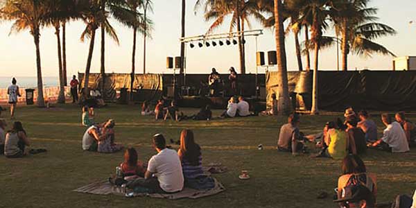 sunset at north west festival