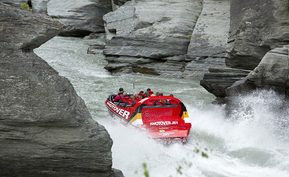 a ride on the shotover jet in new zealand