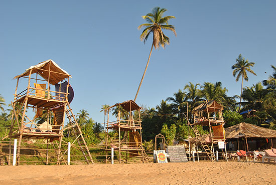 anjuna beach goa india