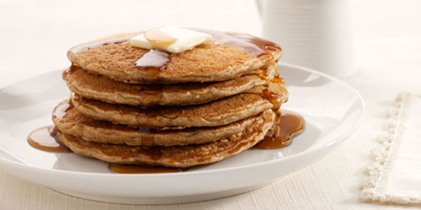 stack of breakfast pancakes