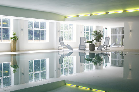 swimming pool at a spa