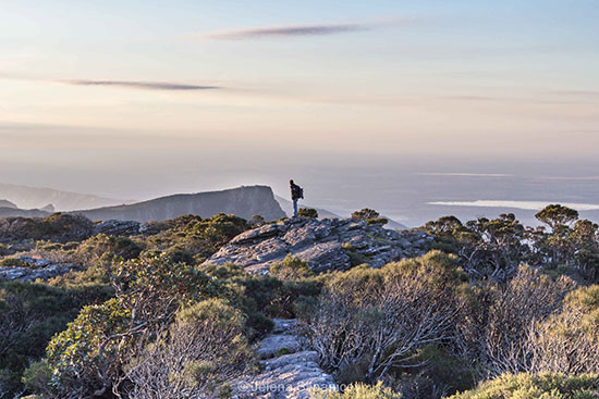 girl standing on rocks in australia