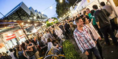 melbourne market in the evening