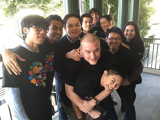 group of fundraisers