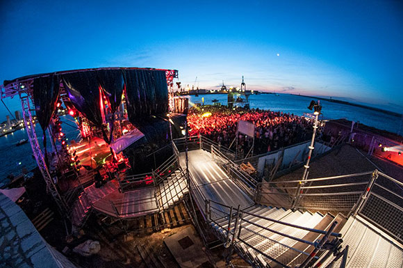 stage at worldwide festival