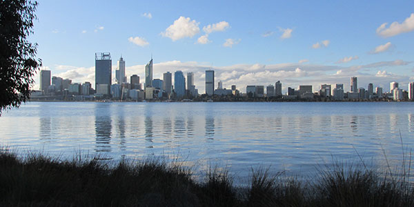 perth-city-from-south-perth-mentari view of perth CBD from south perth
