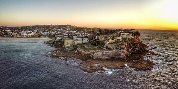 3DR-Solo-Drone-Sydney view of sydney coastline