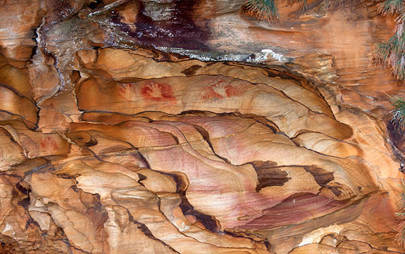 ku-ring-gai chase national park sydney rock art