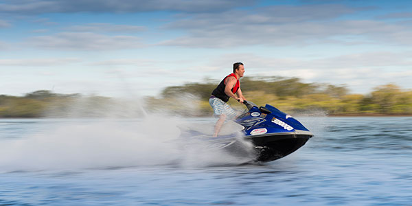 caloundra-jet-ski-man jet skiing on the sunshine coast