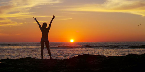 caribbean retreat sunset