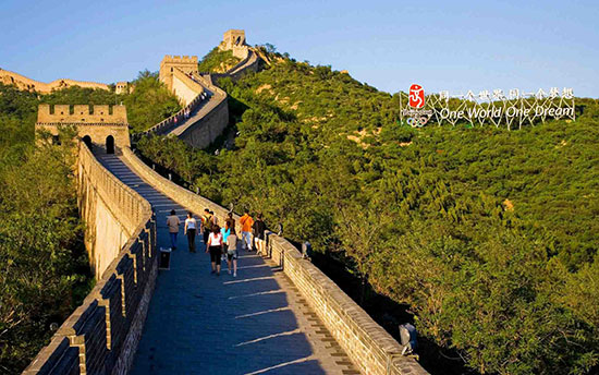 beauty of china great wall