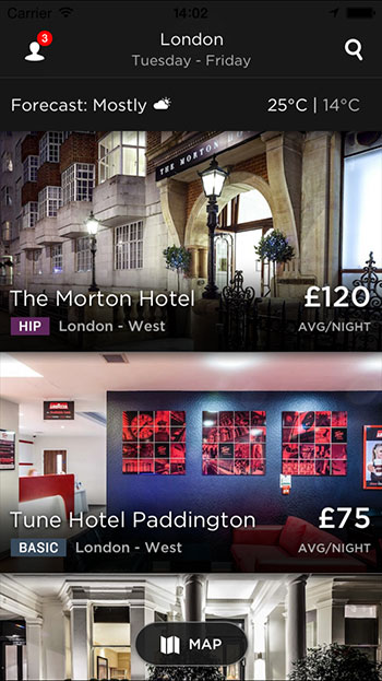hoteltonight last-minute booking app