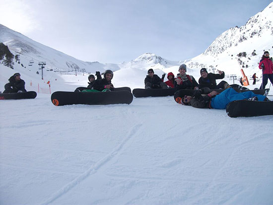 snow weekend in andorra