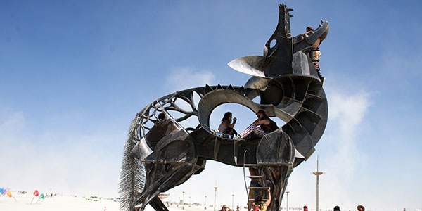 burning-man-coyote best festivals to experience on a gap year